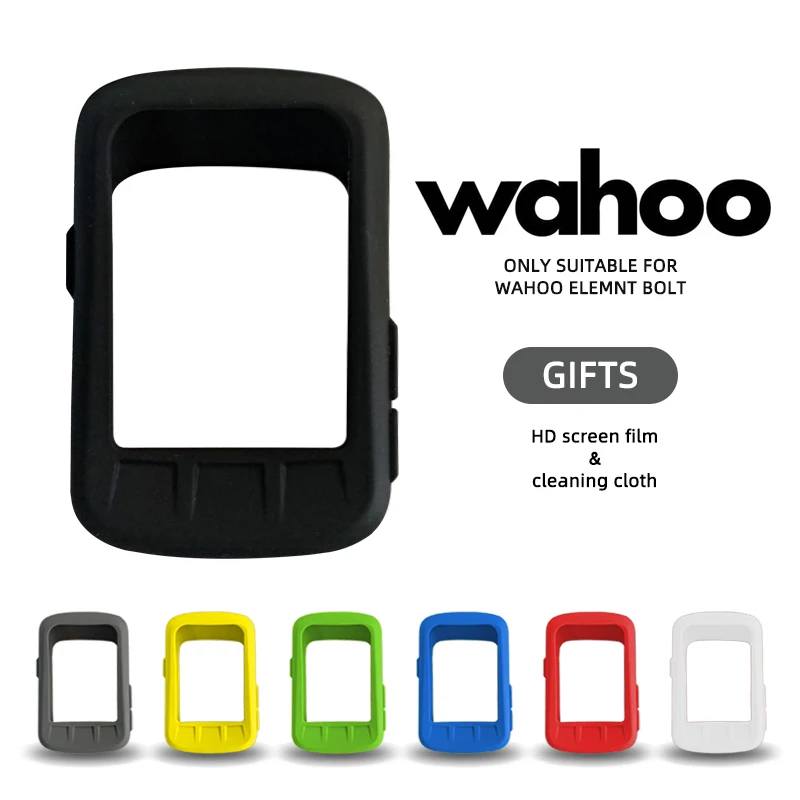 

Wahoo elemnt bolt protective case Silicone protective Cover Compatible elemnt bolt GPS bicycle computer protection screen film