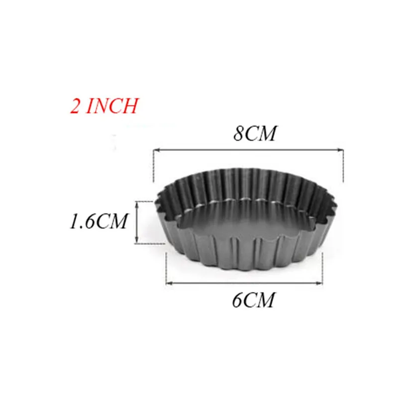 3/4/5 Inch Round Live Bottom Cake Mold Baking Molds Breadfruit Pie Baking Pan Non-Stick Kitchen Tools Accessories Tray 1PCS