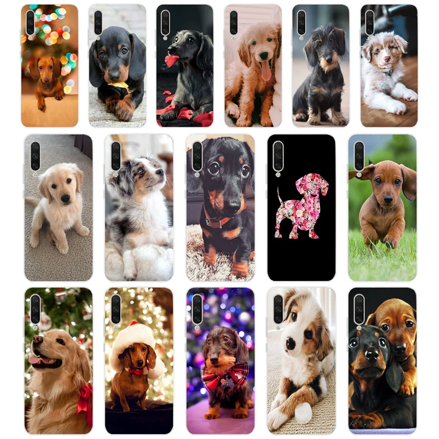 108FG Dachshund Teckel Dackel Dog Soft Silicone Tpu Cover phone Case for xiaomi redmi 9 9A Note 9 9s Pro MI 9 9T SE Lite