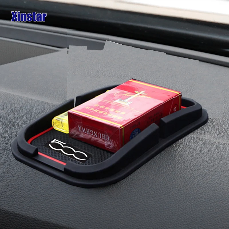 Car storage Car Phone No Slip Pad For Fiat 500 500L 500X 500C