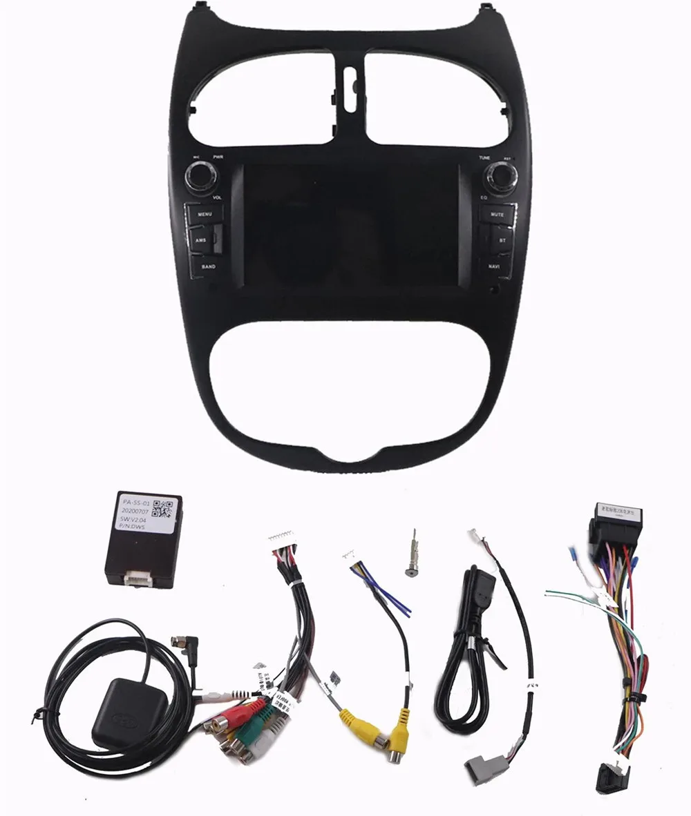 Lettore multimediale per Auto Android 10 per Peugeot 206 CC 2000 - 2016 GPS Stereo Auto Radio Head Unit schermo IPS