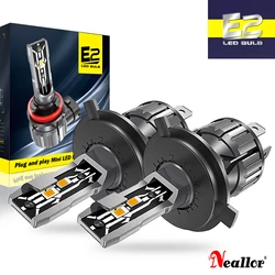 2pcs Fog Led 100W 30000LM H4 H7 Canbus H10 H8 H9 H11 9005 HB3 9006 HB4 9012 Hir2 Car  Light Headlight Turbo Fog Lamp 6000K 12V