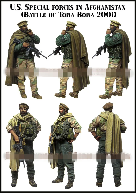 1/35 Resin Figures Model kits Fantasy model  2 figures  Unassambled Unpainted 172