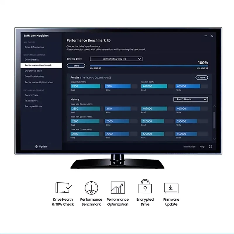 Imagem -04 - Samsung-hdd de Estado Sólido Interno para Computador e pc 100 Original Ssd 980 Nvme M.2 250gb 500gb 1tb 2280 Tlc Pcie Gen 3.0x4