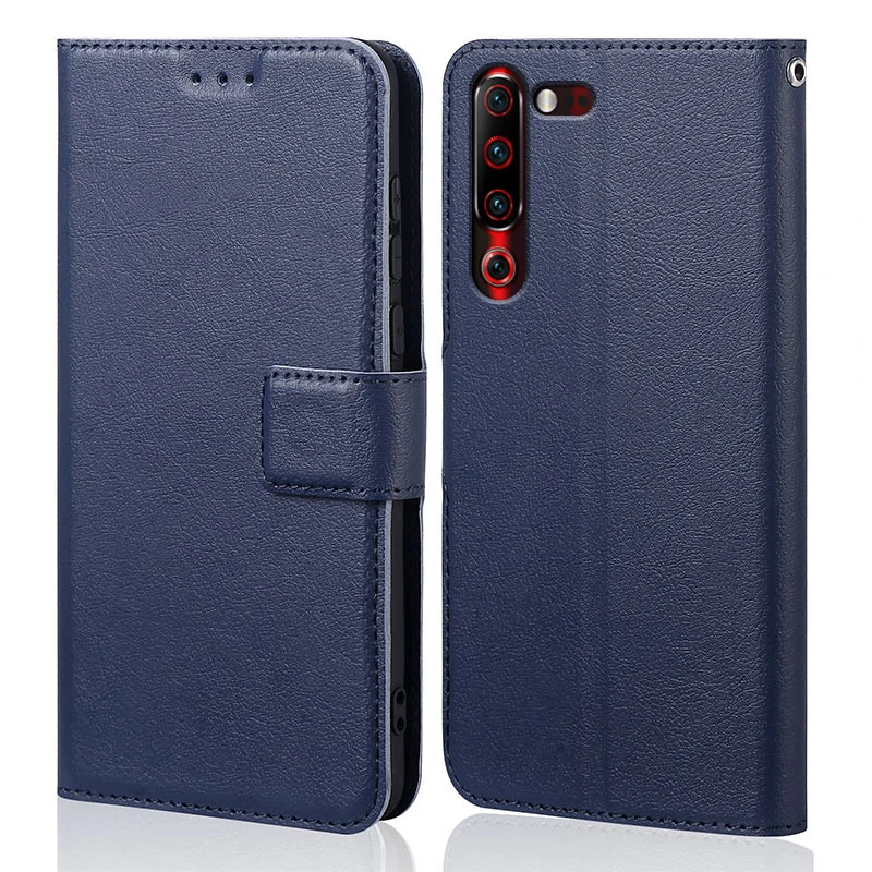 Silicone Cover For Lenovo Z6 Pro Case Cover Luxury Leather Flip Case For Lenovo Z6 Pro Protective Phone Case