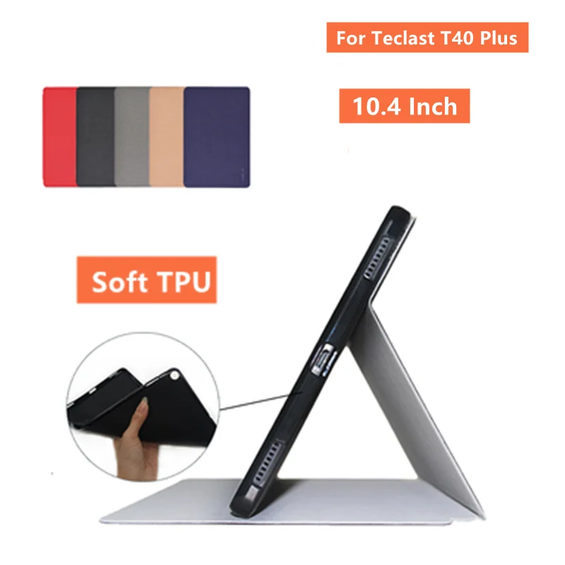 Newest Cover Case for Teclast T40 plus 10.4 Inch Tablet PC Pu Leather Protective Case for Teclast T40 Plus Shell