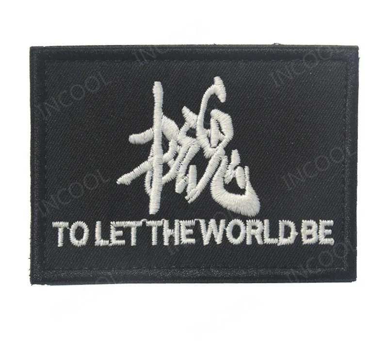 Parche reflectante samurái 3D – Insignia bordada táctico PVC
