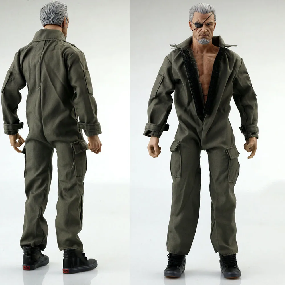 1/6 Scale ทหารโมเดิร์นกองทัพสีเขียว Coveralls One Jumpsuit ตัวต่อเลโก้นินจาเสื้อผ้าชุดชุด12 ''ตุ๊กตาขยับแขนขาได้ Body