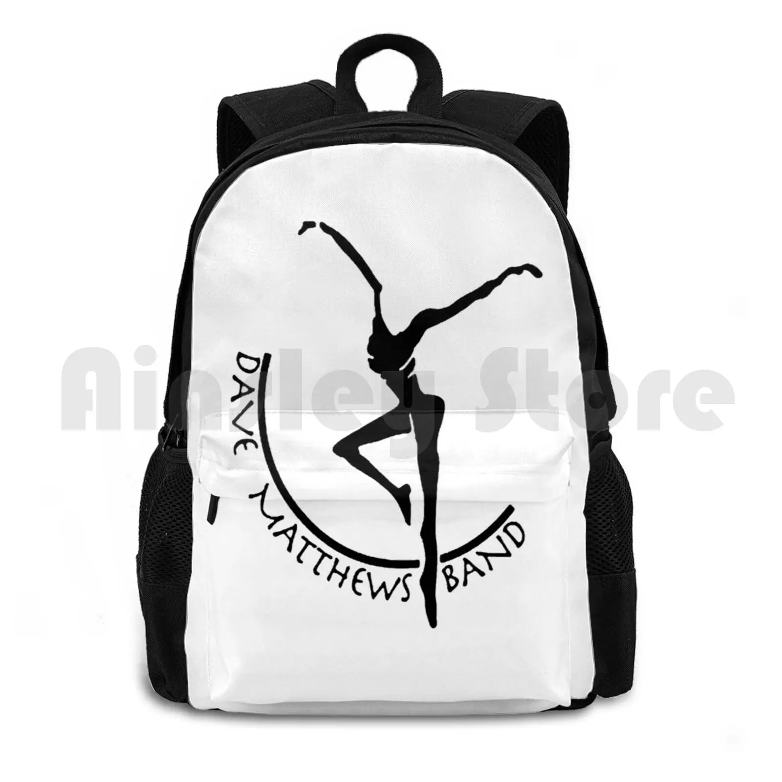 

Dmb Black Dancing Outdoor Hiking Backpack Waterproof Camping Travel Dmb Black Dancing Dave Matthews Rush Journey Yes Band