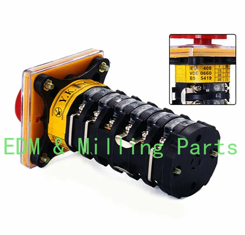 1x peça de fresadora importação de velocidade reversa cnc 6 peças de interruptor para bridgeport