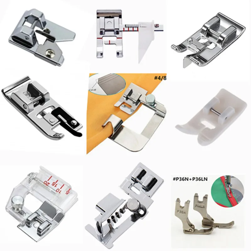 Piedino #9907-6 7YJ26-2 della parte della macchina per cucire domestica di allungamento del tessuto della fascia elastica calda del cavo