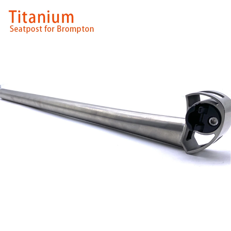 New design Titanium seatpost 31.8mm Seatpost fit for Brompton Bike 3 size 535mm 550mm 600mm