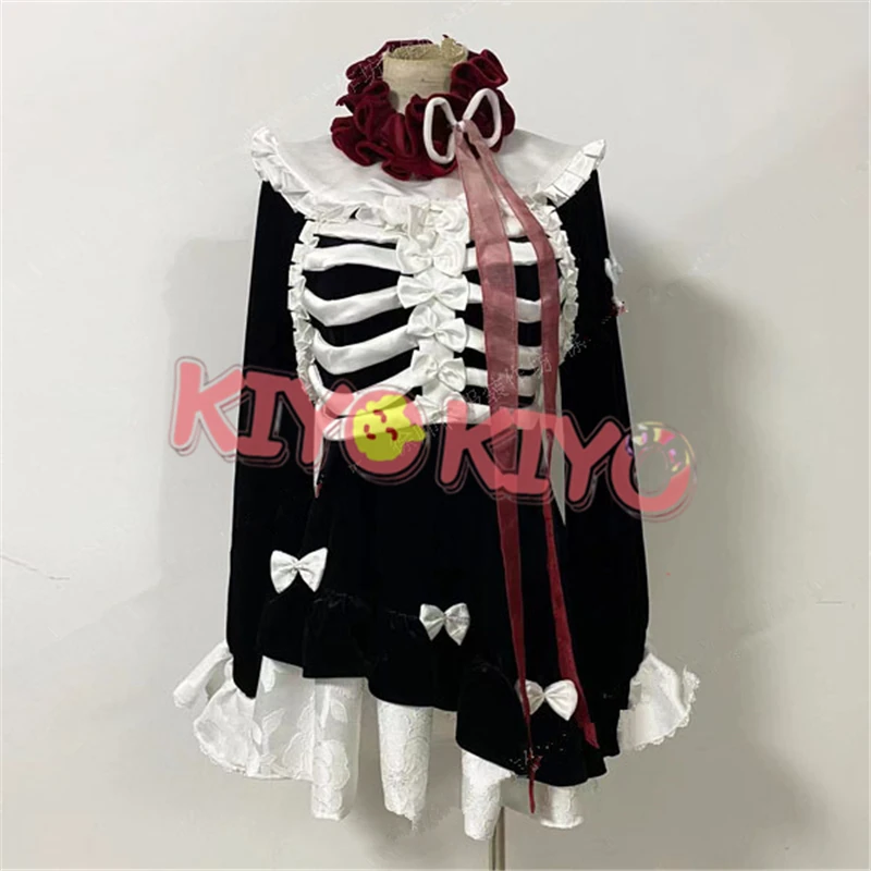 

KIYO-KIYO Custom made/size V Miku Cosplay Dress Miku Black Loli Dress female Cosplay Costume Halloween Costumes