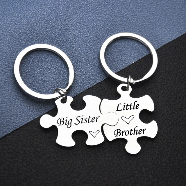 Brother Sister Christmas Gift Brother Sister Keychain Brother Sister Jewelry Key Chains Aliexpress