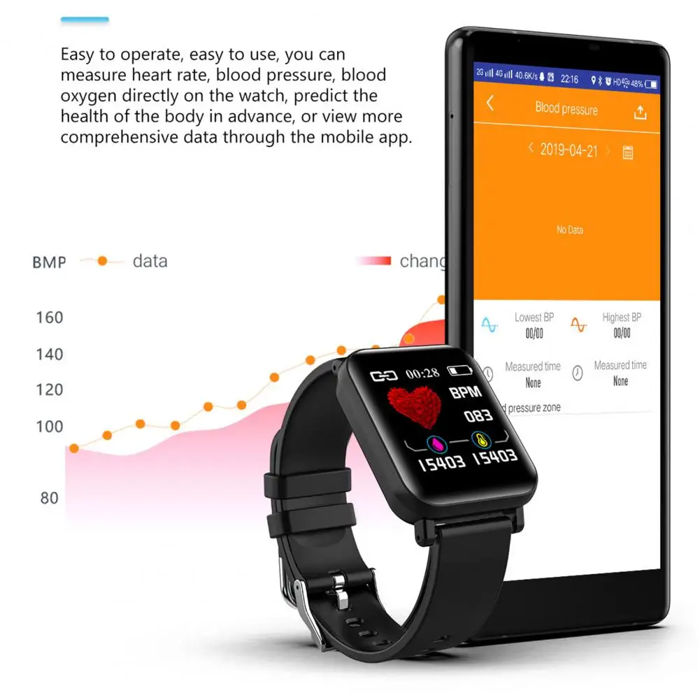 C20 kolorowy ekran IP68 wodoodporny ciśnienie krwi inteligentna bransoletka do zegarka dla sportu фитнес брацит