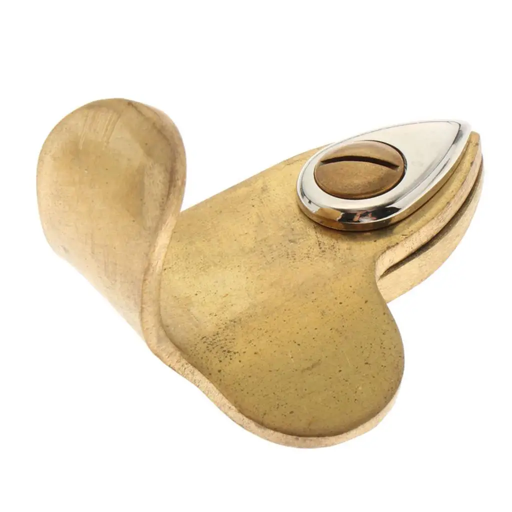 ساكس-واقي إصبع ساكسفون ، ملحق أداة النفخ ، ذهبي #4