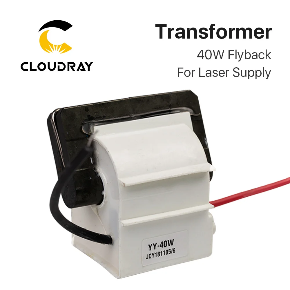 Cloudray 40W High Voltage Flyback Transformer Model B for CO2 40W Laser Power Supply