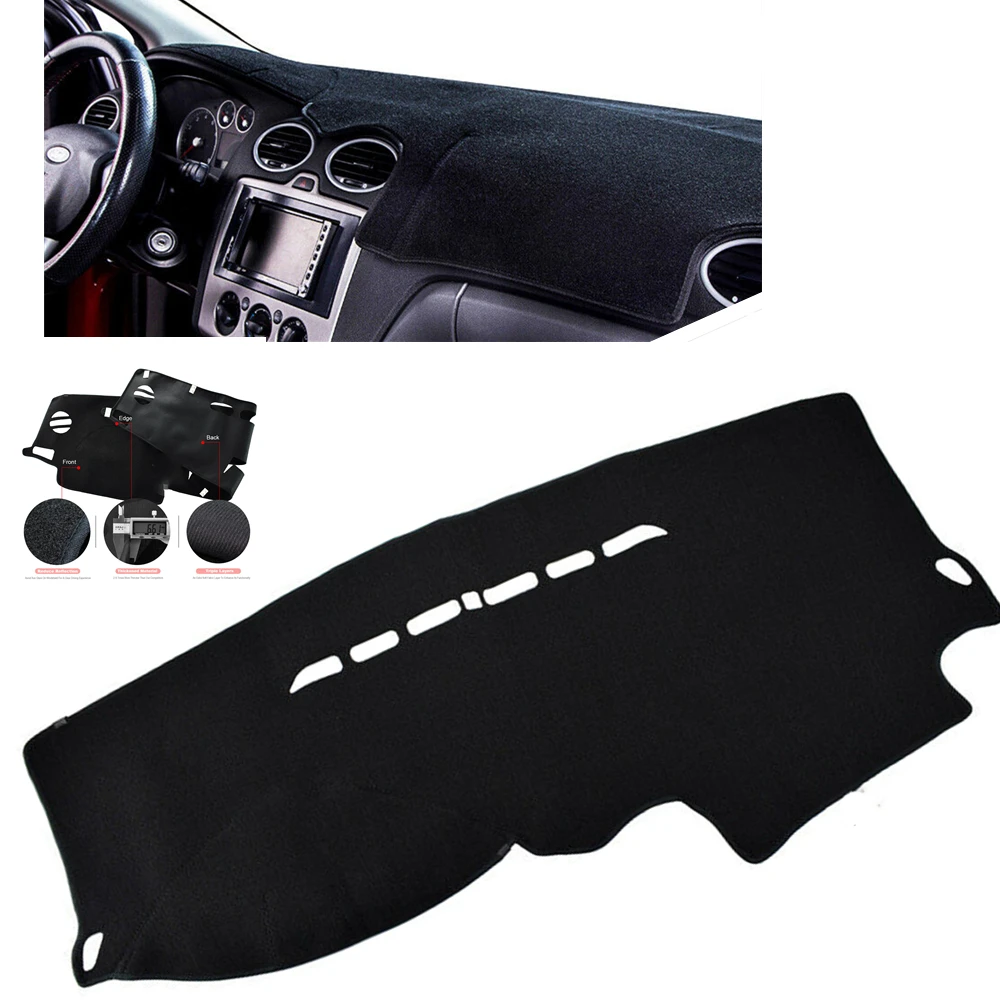 

Dashboard Cover Dashmat Dash Mat Pad Non-slip Carpet Sun Shade Blind For Ford Focus 2 MK2 2005 2006 2007 2008 2009 2010 2011