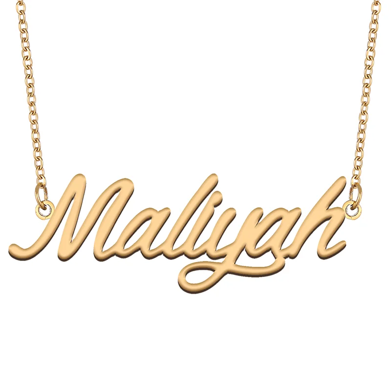 Necklace with Name Maliyah for His Her Family Member Best Friend Birthday Gifts on Christmas Mother Day Valentine's Day