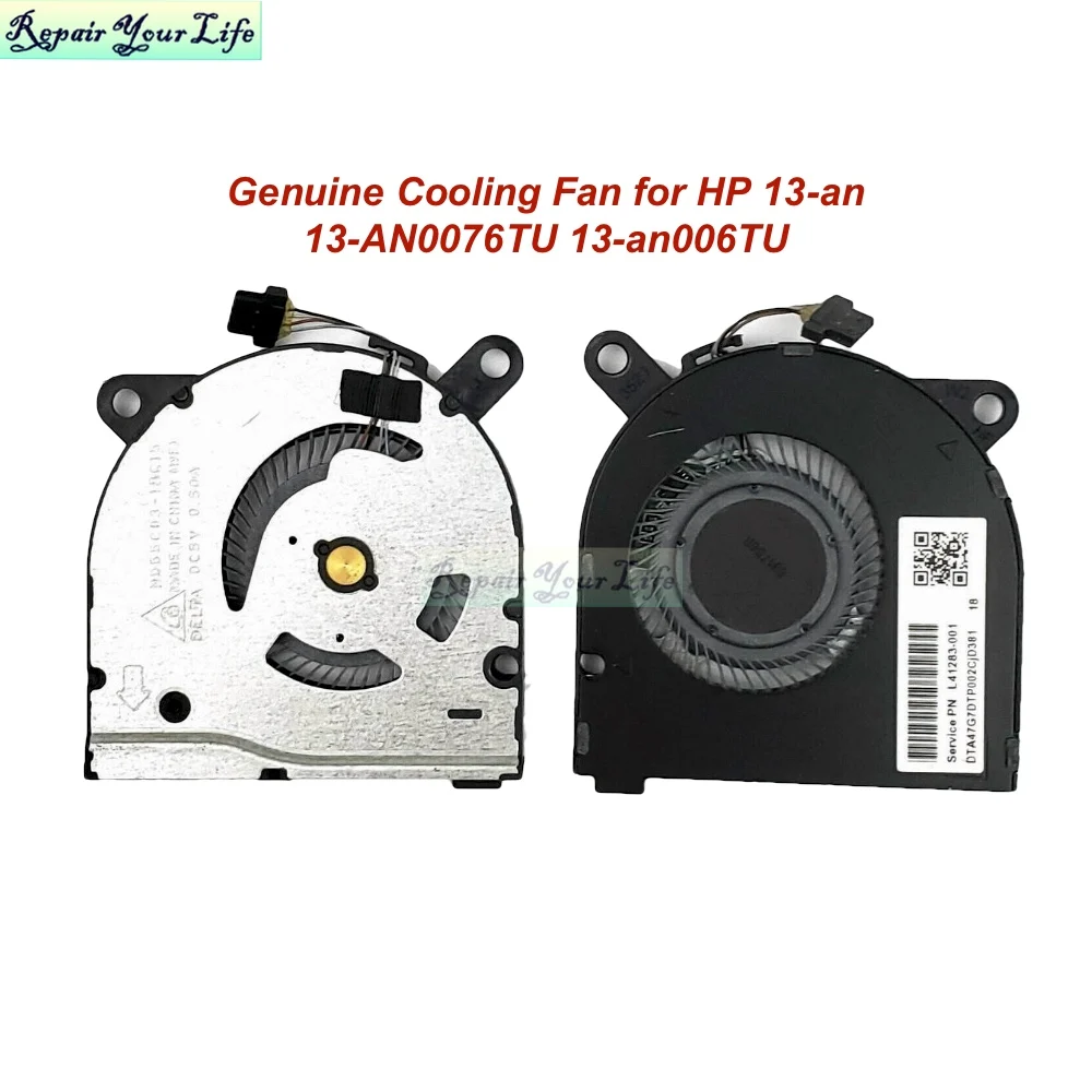 

CPU Laptop Cooling Fan Cooler for hp Pavilion 13-AN 13-AN0076TU AN006 TPN-Q214 ND55C03-18C15 L41283-001 Computer PC Fans Genuine