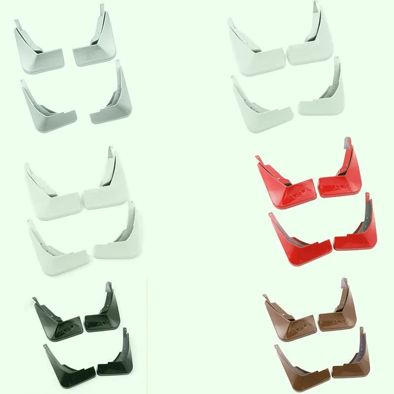 Mud flaps for Audi A4 b6 b7 b8 b9 Mudguards Car Mud flap Splash Guards audi A4 Fenders auto accessories 4PCS