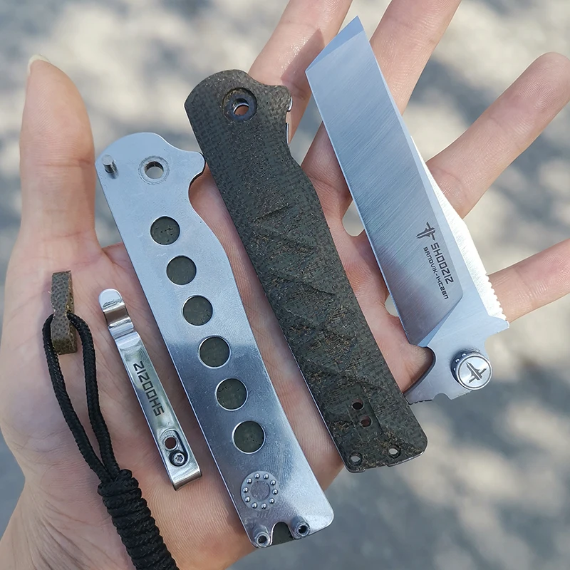 SHOOZIZ 14C28N стальной тактический складной нож льняная ручка Miktar шариковый подшипник для кемпинга самообороны Карманный охотничий инструменты для чистки овощей и фруктов