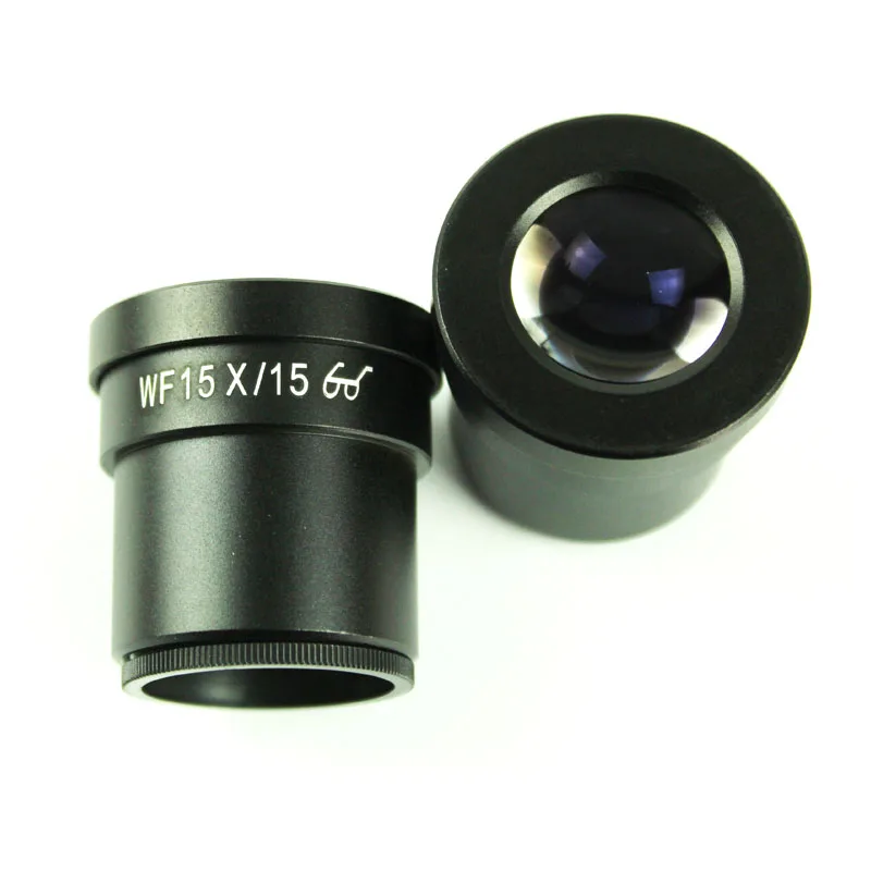 

WF15X 15mm High Eyepoint Eyepieces Wide Field Zoom Stereo Microscope Eye Lens 30mm Mounting Size Ocular Lens