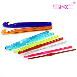 SKC High Quality Plastic Crochet Hook Kit 12 Sizes Hand Knitted Sweaters and Scarves Solid Colorful Crochet Hook