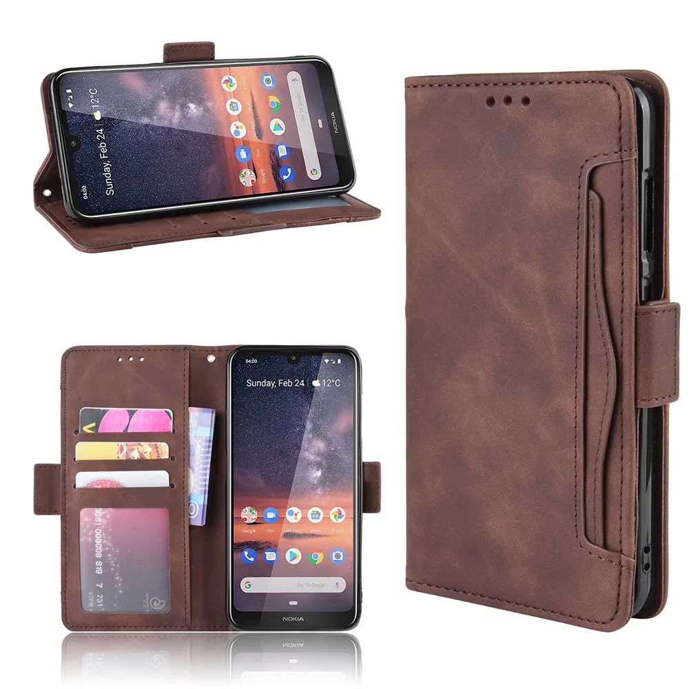 

New Leather phone case for Nokia 2.2 3.2 7.2 8.1 X7 back Cover Flip card wallet with stand Coque for N2.2 N3.2 N7.2 N8.1