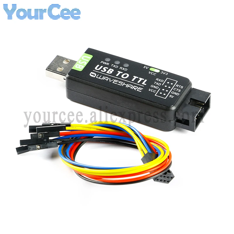 FT232RL USB TO TTL Converter Board Industrial Grade UART Serial Port Module USB to TTL Convertor PCB