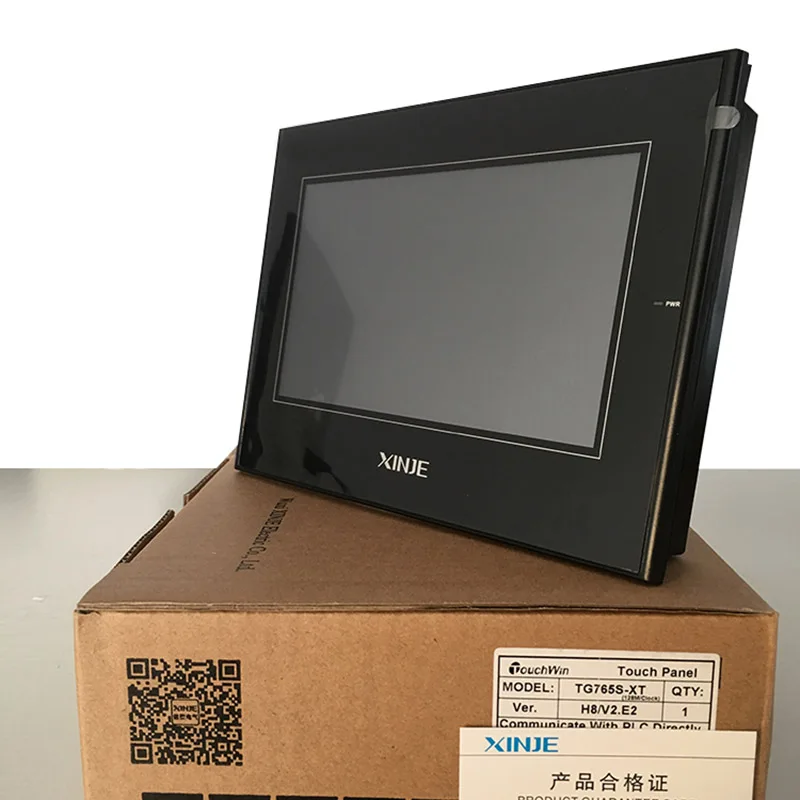 XINJE TouchWin TG765-MT/TG765-ET/TG765-UT/TH765-N/TG765-XT- /TG765S-MT/TG765S-XT-C HMI Touch Screen 7 pollici 800*480 in scatola