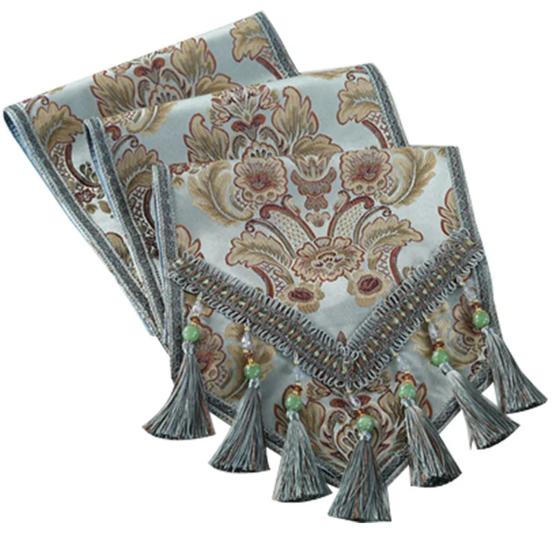 Emroider Sequin Table Runner for Wedding, Hotel Dinner Party, US, European Style, High Quality, Wholesale