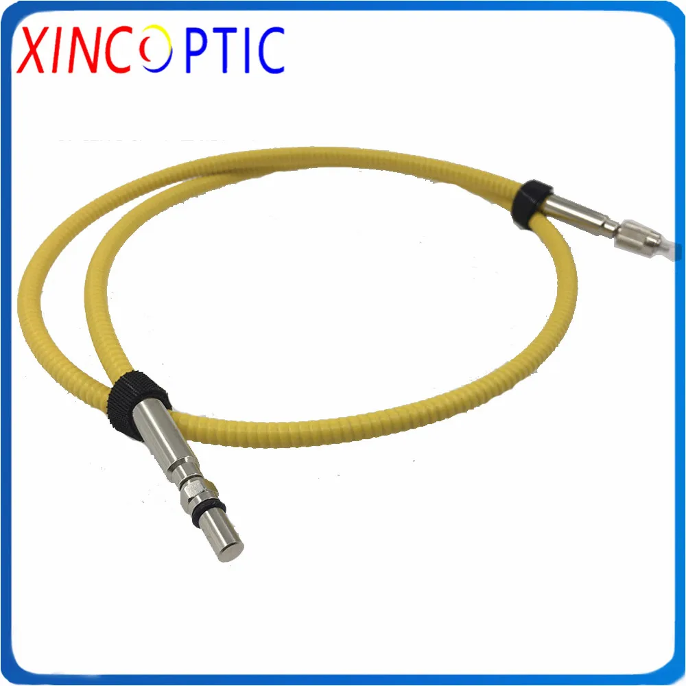 

SMA-FC/SMA SUH800um Multimode Quarts Fiber Metal Ferrule,200-1100nm,0.22NA,1/2/3M,7.0mm Yellow Armored Silica Fiber Patch Cord