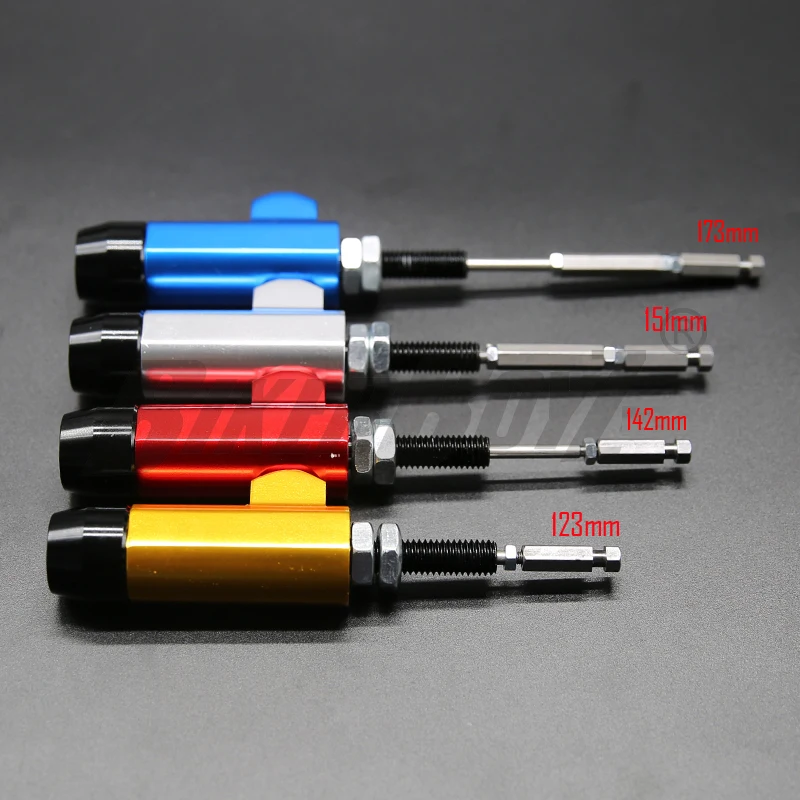 Motorcycle performance hydraulic brake clutch master cylinder rod system performance efficient transfer pump