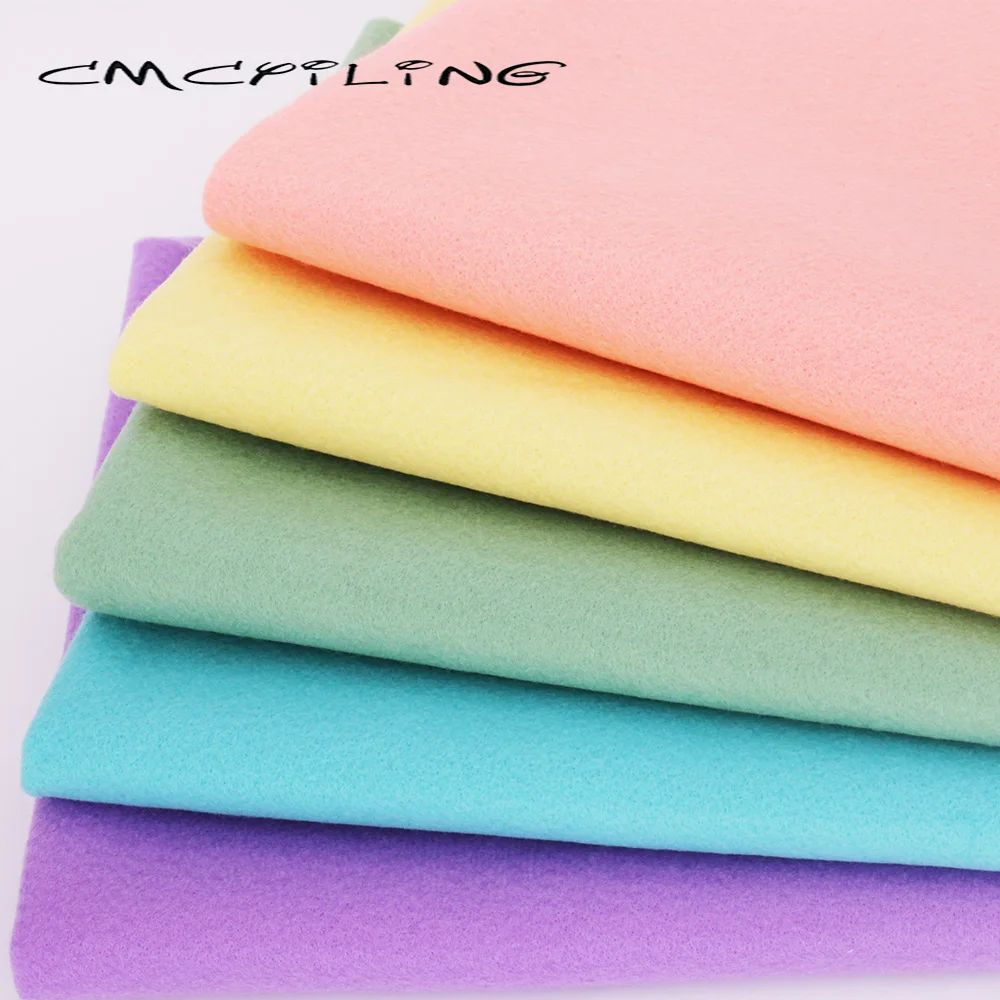 CMCYILING High Density Soft Smooth Felt Fabric For Needlework DIY Sewing Dolls Crafts/Non-Woven /Polyester Cloth 45CMx110CM