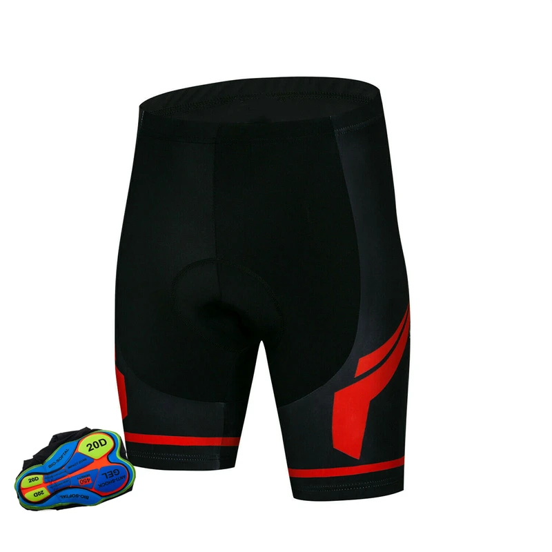 Breathable Cycling Shorts Tight Fitting Downhill Slope Quick-Drying Mountain Bike Shorts With Gel 20D Padding Bicycle Tights