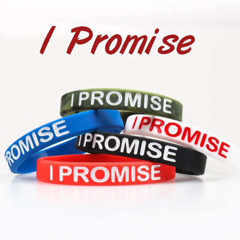 LJ  Silicone Bracelets I Promise Basketball Star Players Silicone Wristband  Fashion Jewelry gift