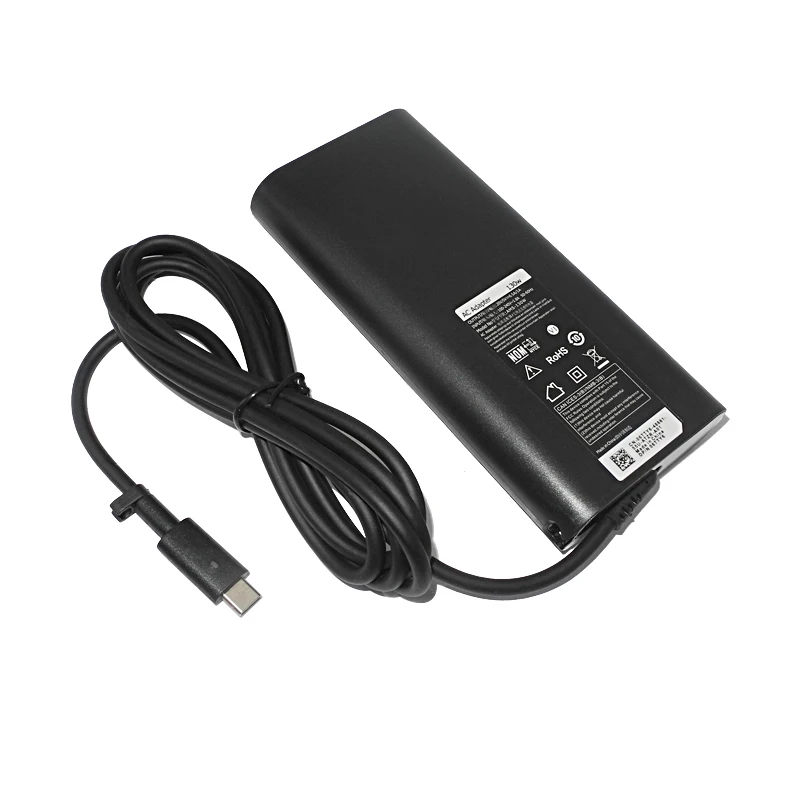 

130W USB Type C Laptop Charger for Dell XPS 15 9575 9570 9500 XPS 17 9700 Precision 5550 20V 6.5A USB C Ac Power Supply Adapter