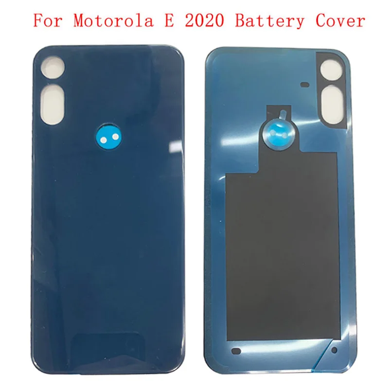 Battery Case Cover Rear Door Housing Back Case For Motorola Moto E 2020 Battery Cover Replacement Part