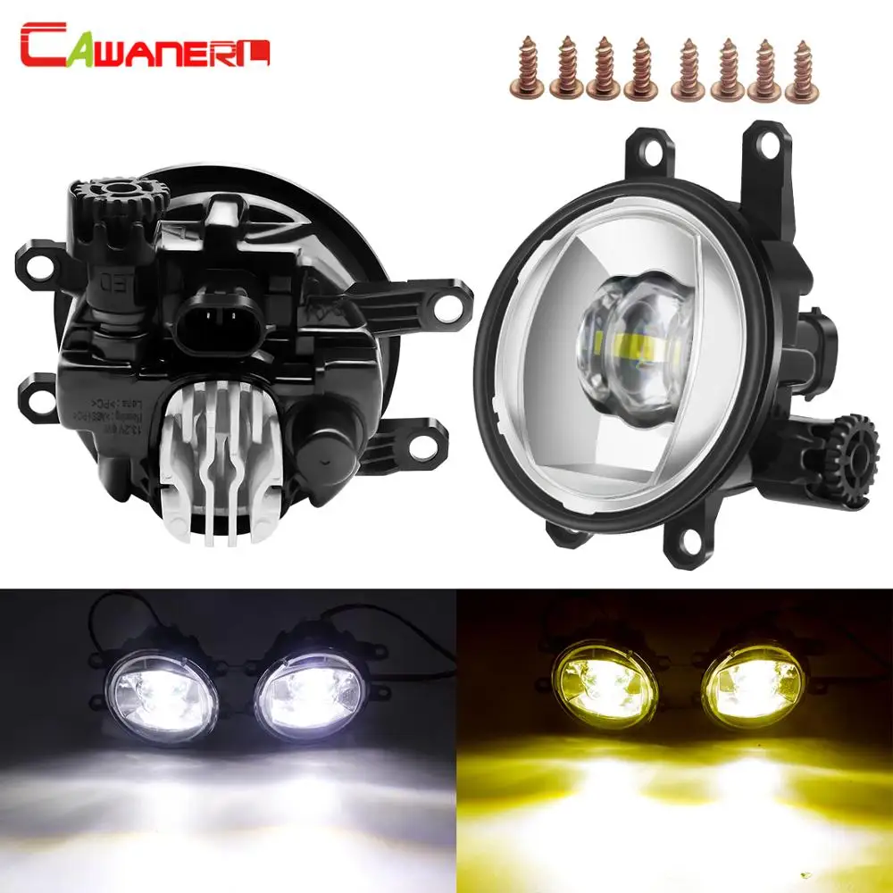 Zespół świateł przeciwmgielnych LED przedniego zderzaka samochodu Światło przeciwmgielne DRL 30W 8000LM 12V Do Toyota Corolla Yaris Fortuner Verso HiLux Aygo IQ Matrix