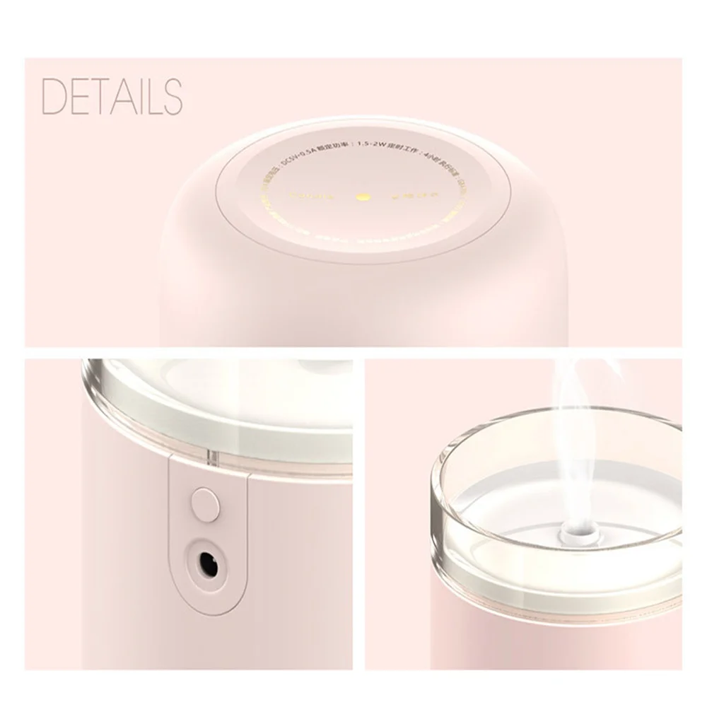 280ML Air Humidifier LED เทียนอัลตราโซนิก Cool Mist น้ำมันหอมระเหย Diffuser USB Aroma โคมไฟเครื่องฟอกอากาศ Fogger Maker ครัวเรือน