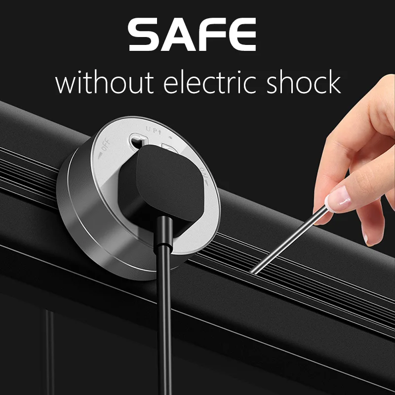 Power track socket Embedded mounted home Kitchen meeting table multi-function sockets UK US DE AU standard wallsocket with usb