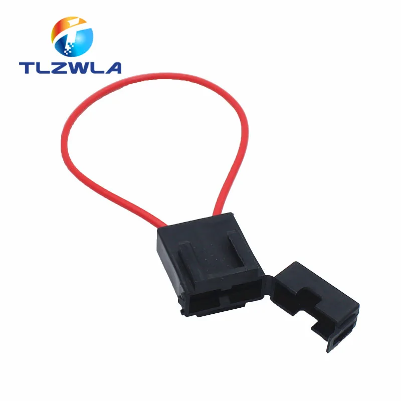 ATC Fuse Holder In-line AWG Wire Copper 12V 24V Power Blade with Fuse and Car Blade Fuse 2A 3A 5A 7.5A 10A 15A 20A 25A 30A 35A