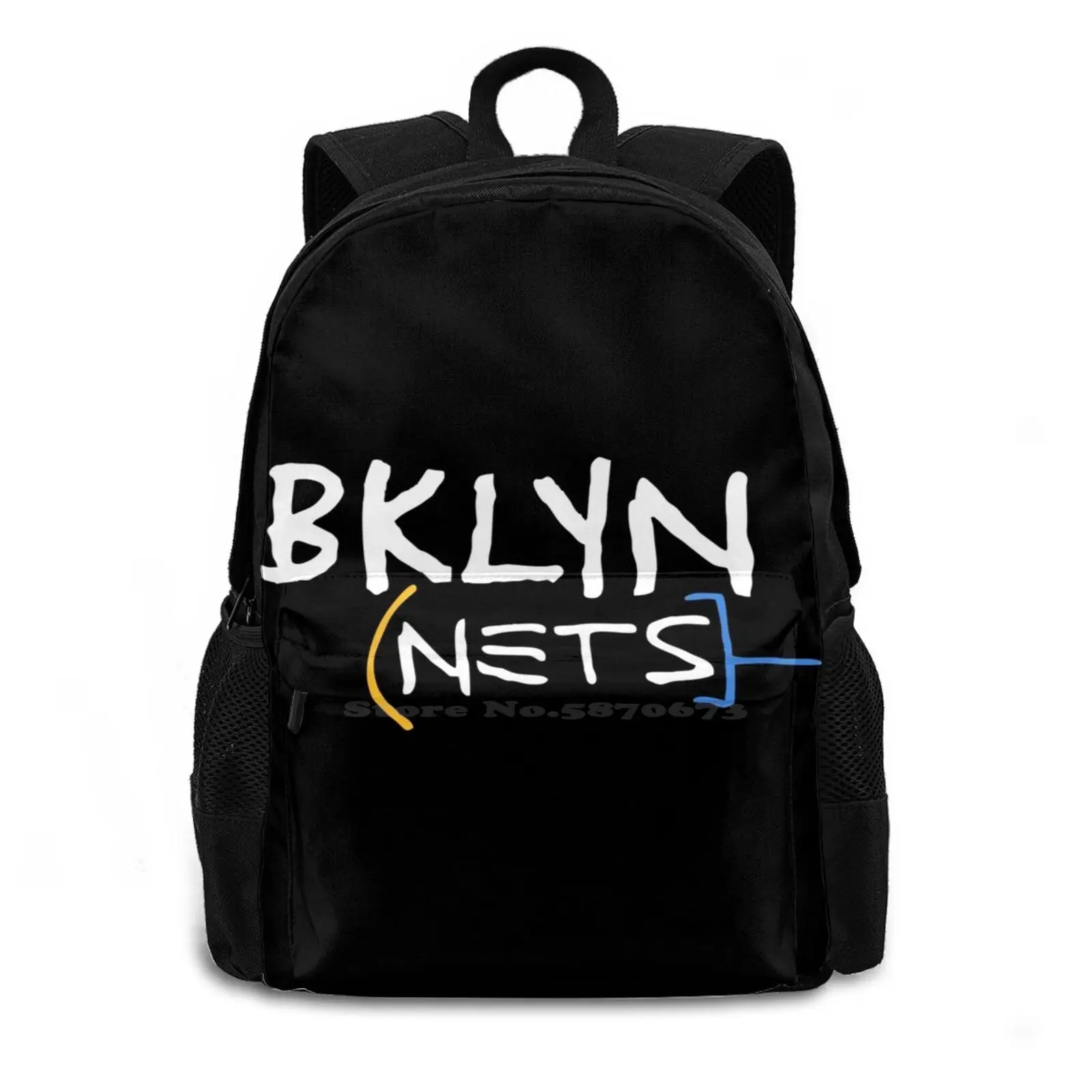 Brooklyn City Edition Travel Laptop Bagpack School Bags Brooklyn Basketball