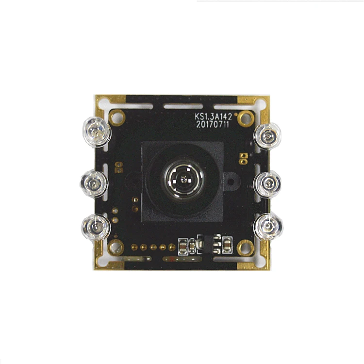 Black and White Narrowband 850 Infrared Face Recognition, Iris Recognition, Customized Wide Dynamic AR0130 Camera Module