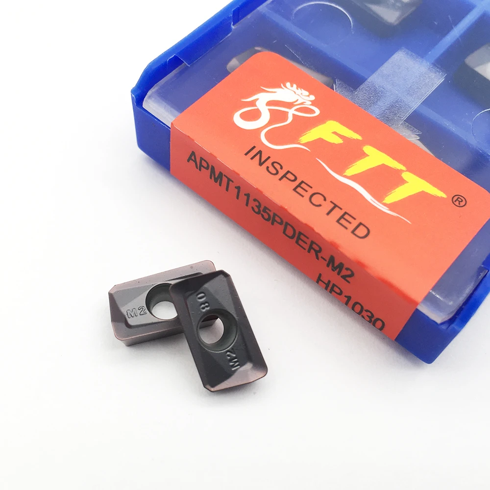Di alta qualità APMT1135 PDER DL HP1030 CNC lama di Fresatura tornio strumenti originali di utensili in metallo duro Fresatura dei metalli strumento