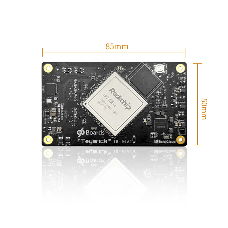 96board TB-96AI AI Kit pengembang robot Rockchip RK3399Pro untuk deteksi objek pengenalan wajah Edge Computing Gateway robot