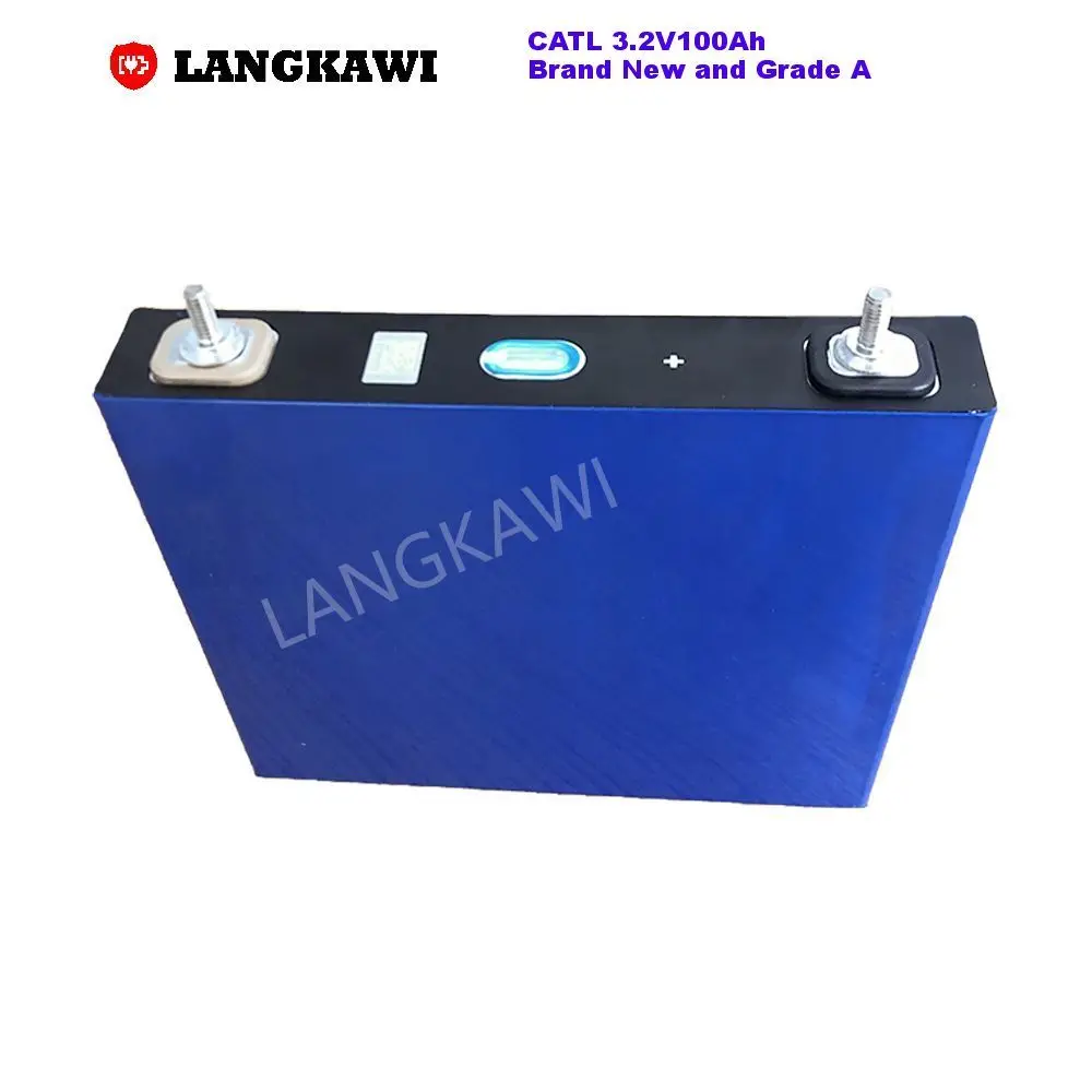 4PCS CATL 3.2V 100AH LiFePO4 lithium Battery prismatic cell with screws for DIY LiFePO4 battery pack