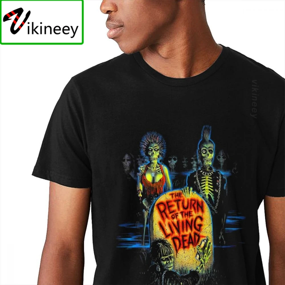 Return Of The Living Dead Hallowmas T-Shirt Summer Soft 100% Premium Cotton O-neck Christmas Day T-Shirt