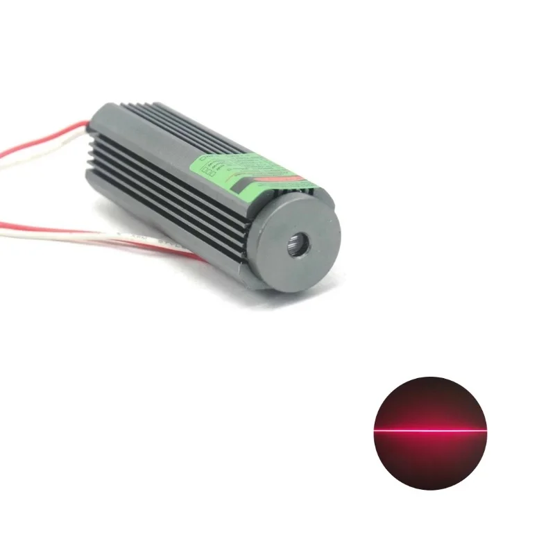 Il fascio di linea del modulo laser rosso impermeabile 650nm 100mw illumina 5V 25x75mm con cavo